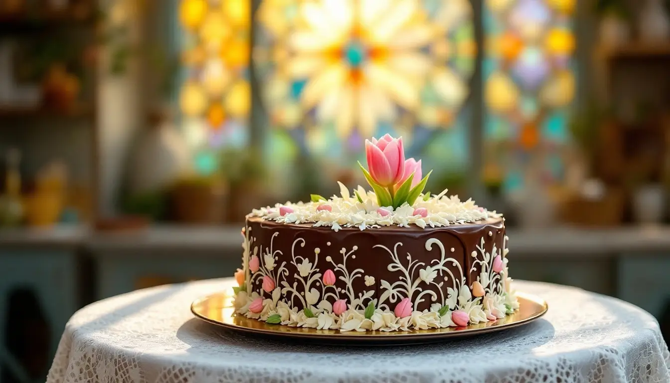Gâteau de Pâques au chocolat