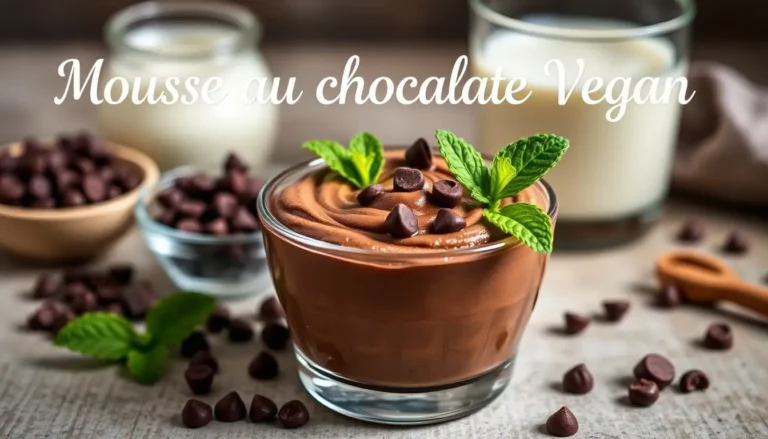 Mousse au chocolat vegan
