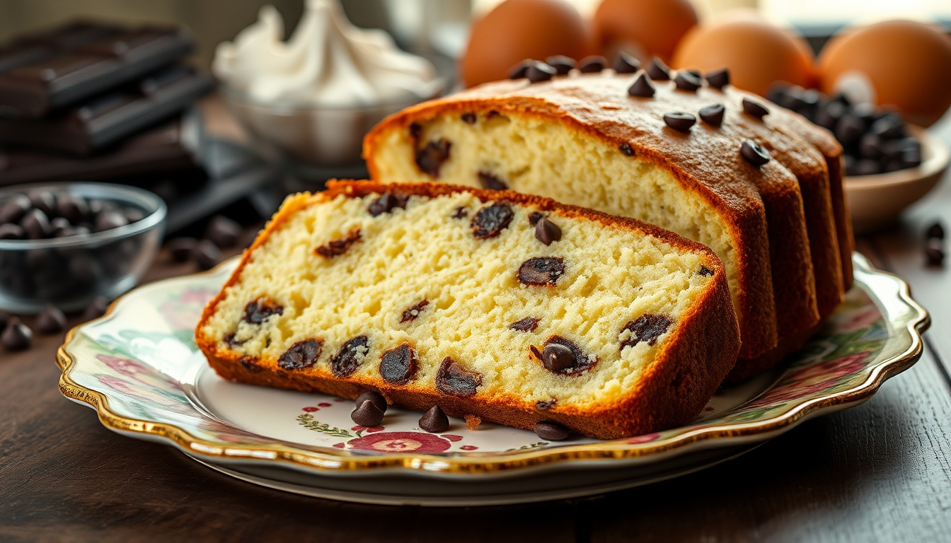 cake au pepite de chocolat