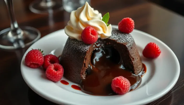 fondant au chocolat