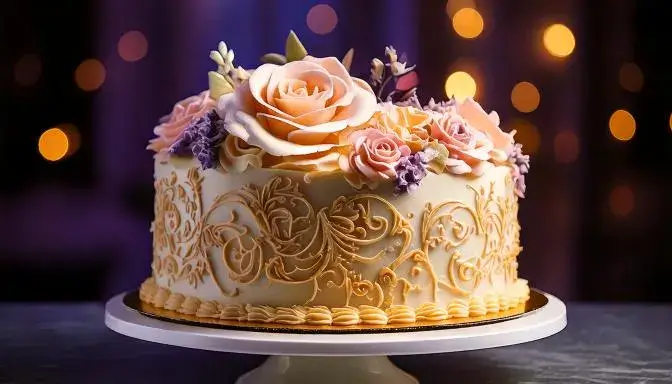 Décoration du gâteau