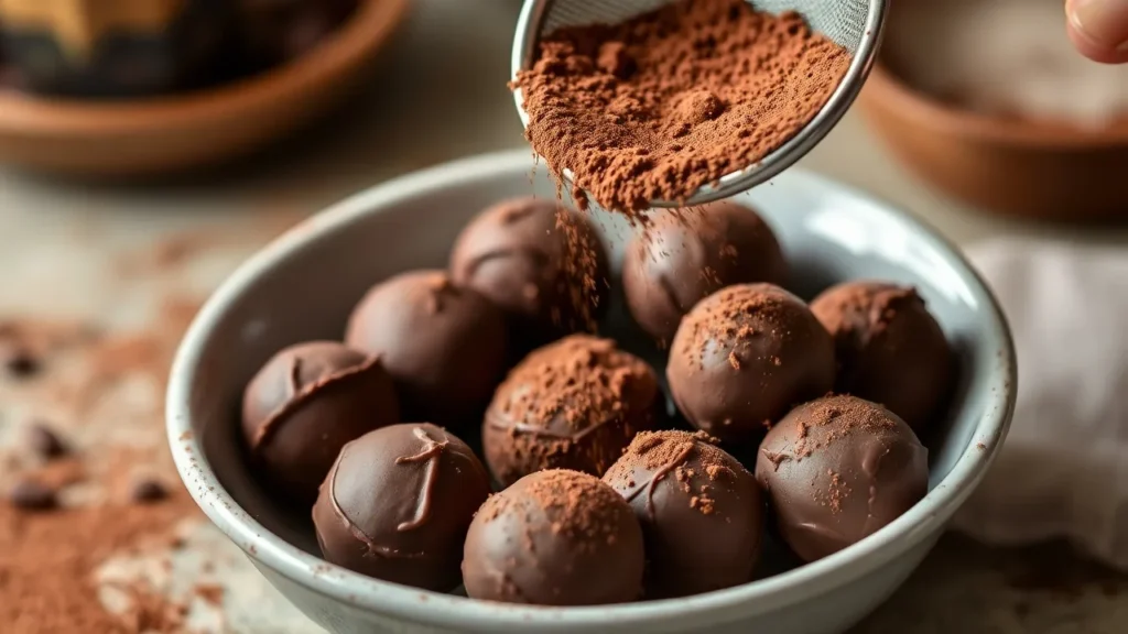 Enrober les truffes