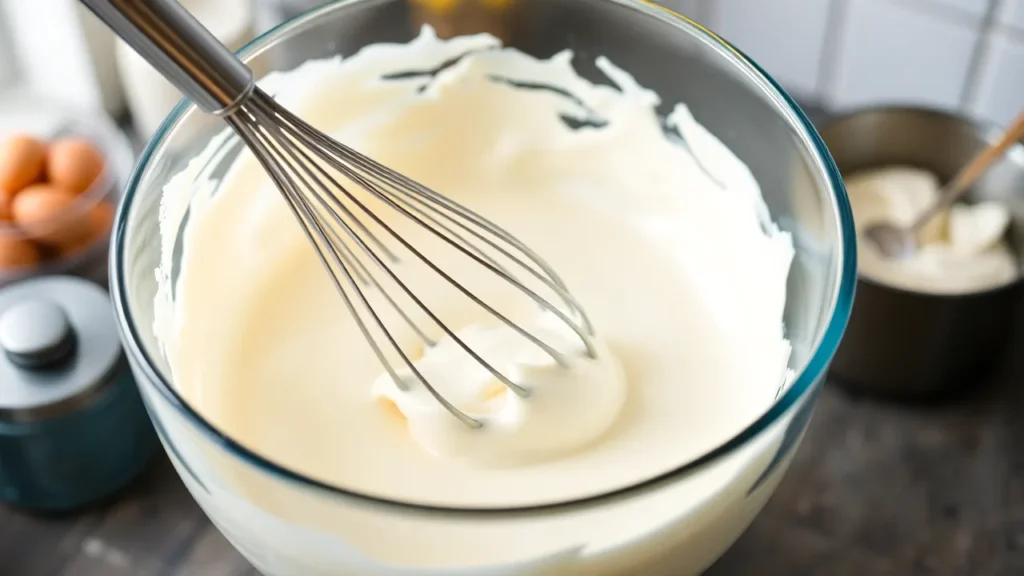 Préparez la base au mascarpone