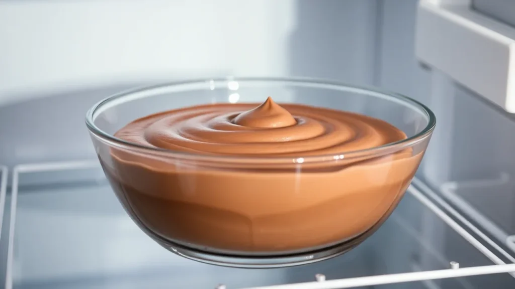 Réfrigérer la mousse mascarpone