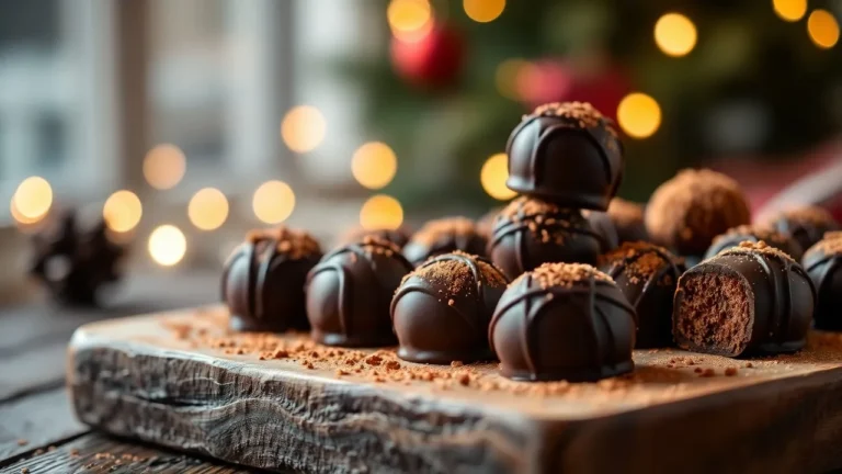 Truffes au chocolat recette