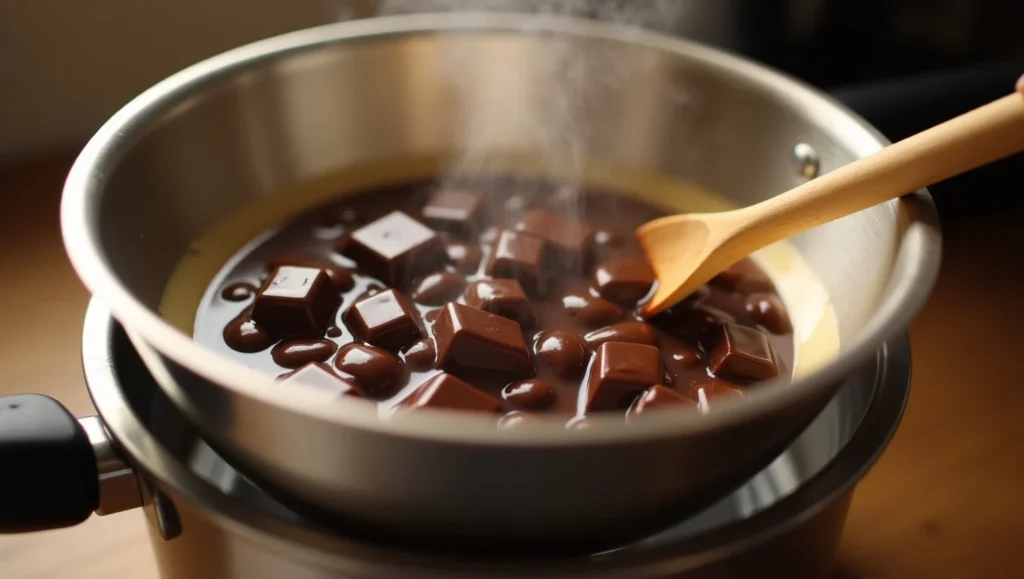 Faites fondre le chocolat en douceur
