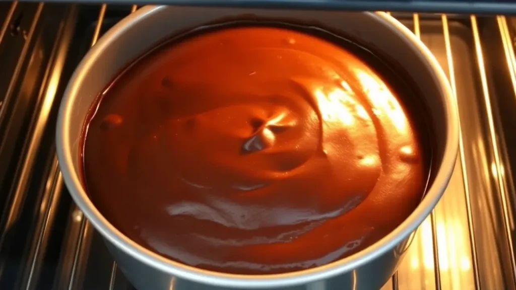 Cuisson du gâteau