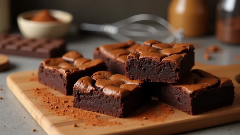 Brownie sans beurre au chocolat