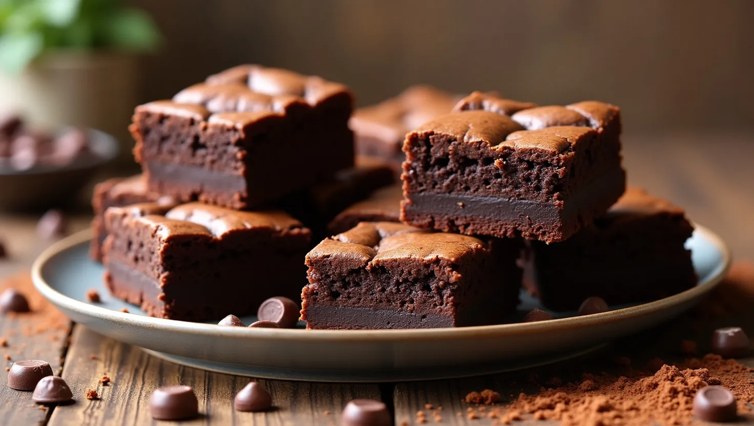 Brownie sans gluten au chocolat