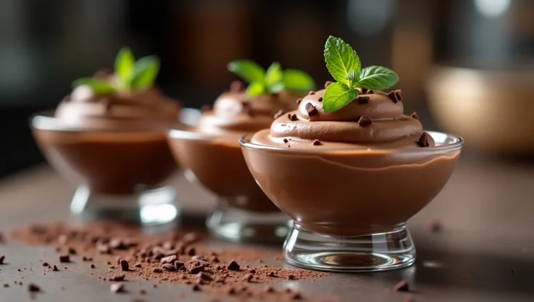 Mousse au Chocolat Sans Gluten