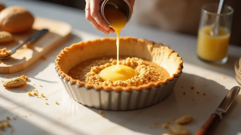 Préparer la base croustillante au spéculoos