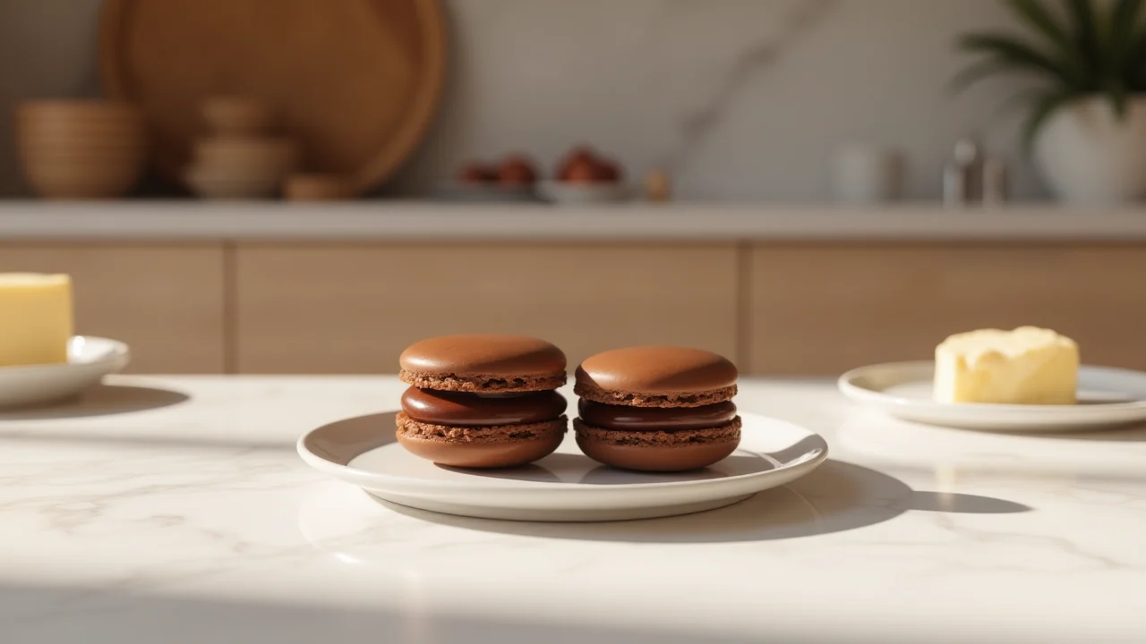 Macaron recette au chocolat