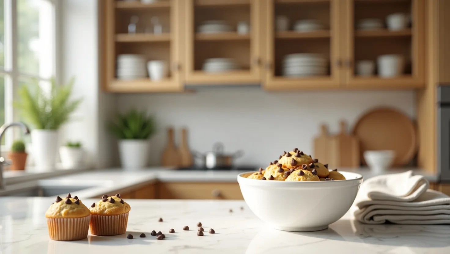 Muffins aux Pépites de Chocolat