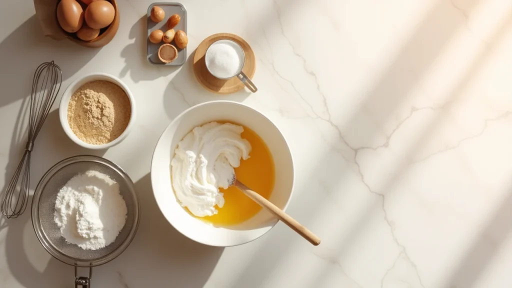 Préparation de la pâte à macarons