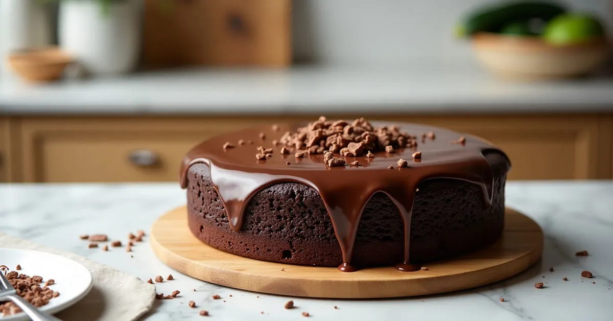 Gateau chocolat courgette