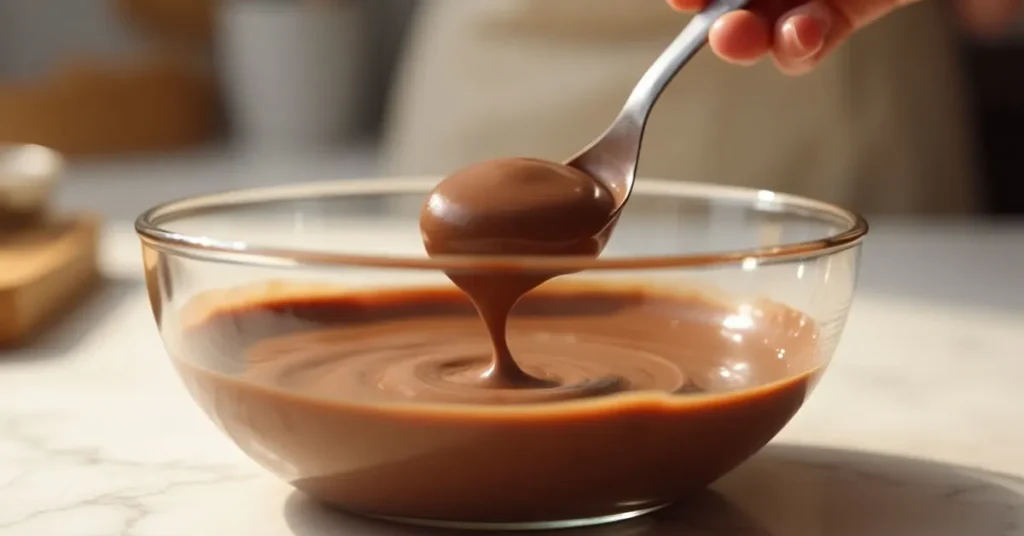 Incorporation des blancs dans le chocolat