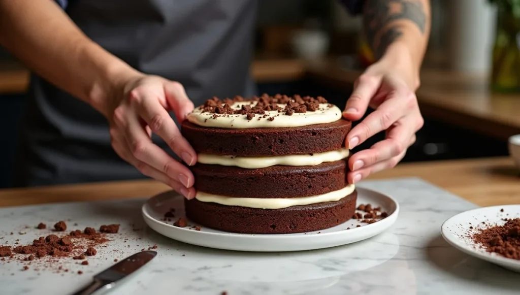 Montage du layer cake