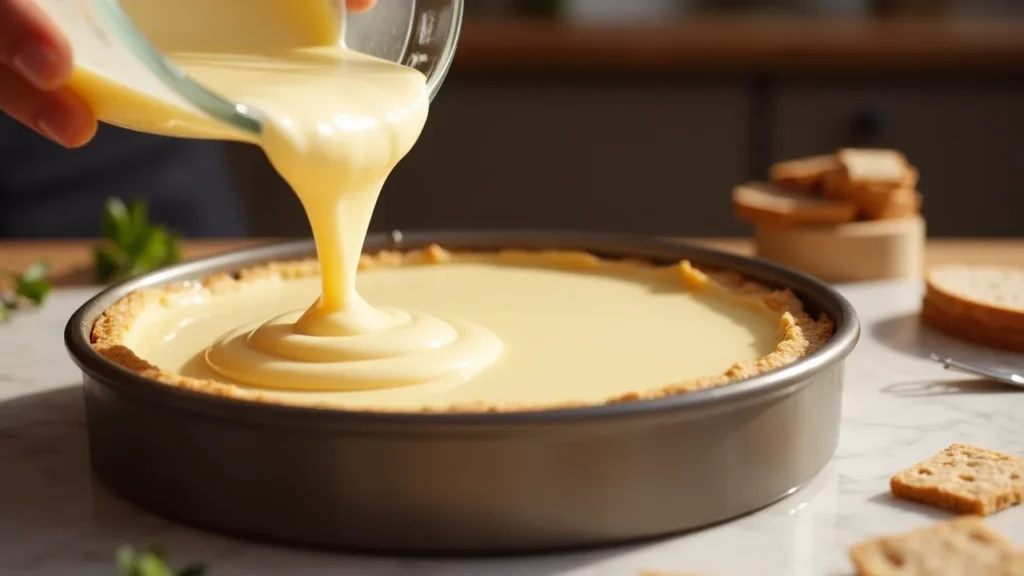 Monter le cheesecake