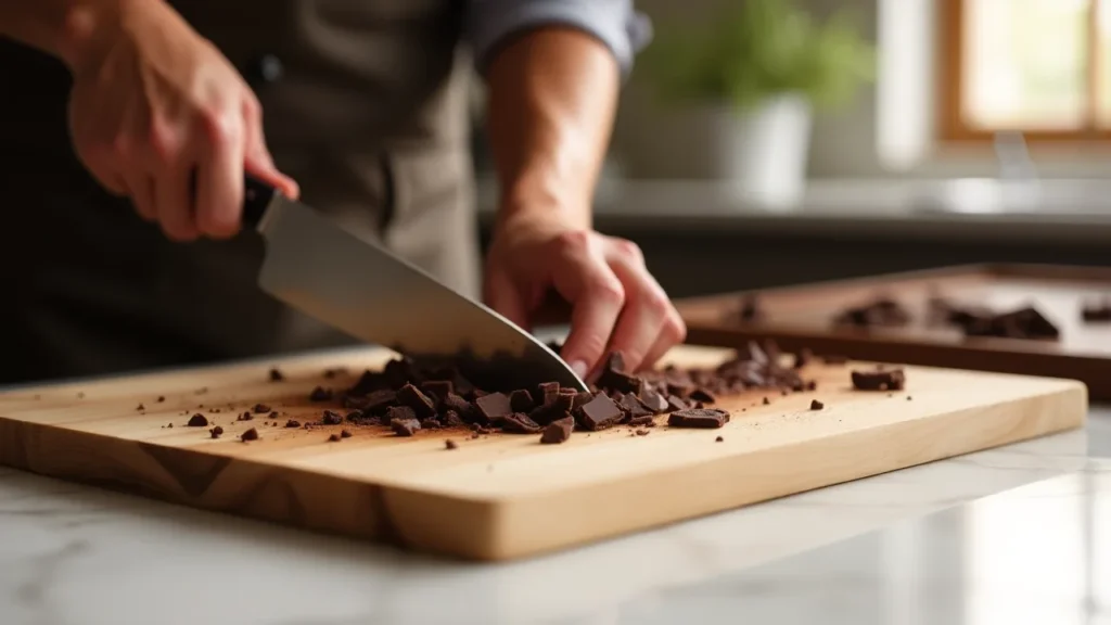 Préparation du chocolat