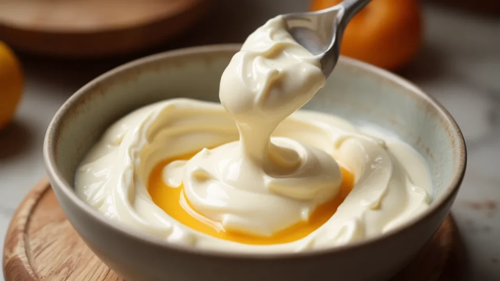 Préparer la crème au fromage
