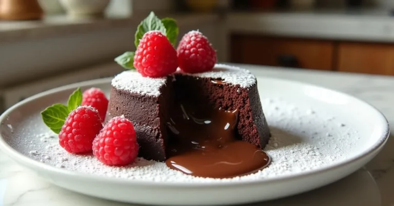 Recette fondant au chocolat coeur coulant