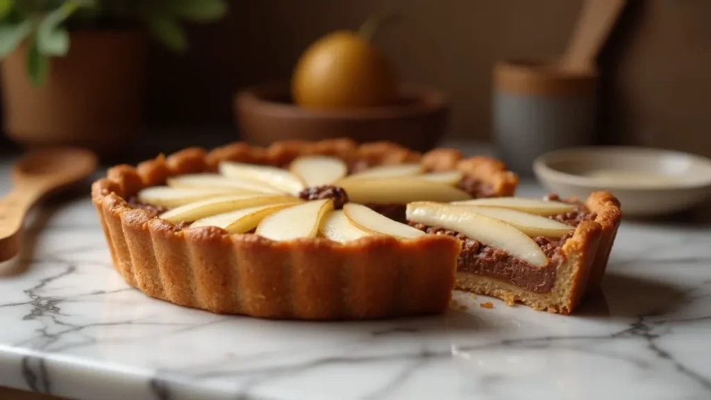Tarte prête à servir
