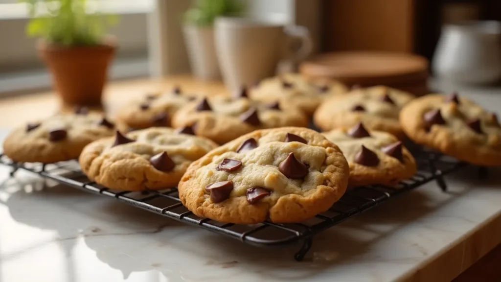 Cookies fraîchement cuits