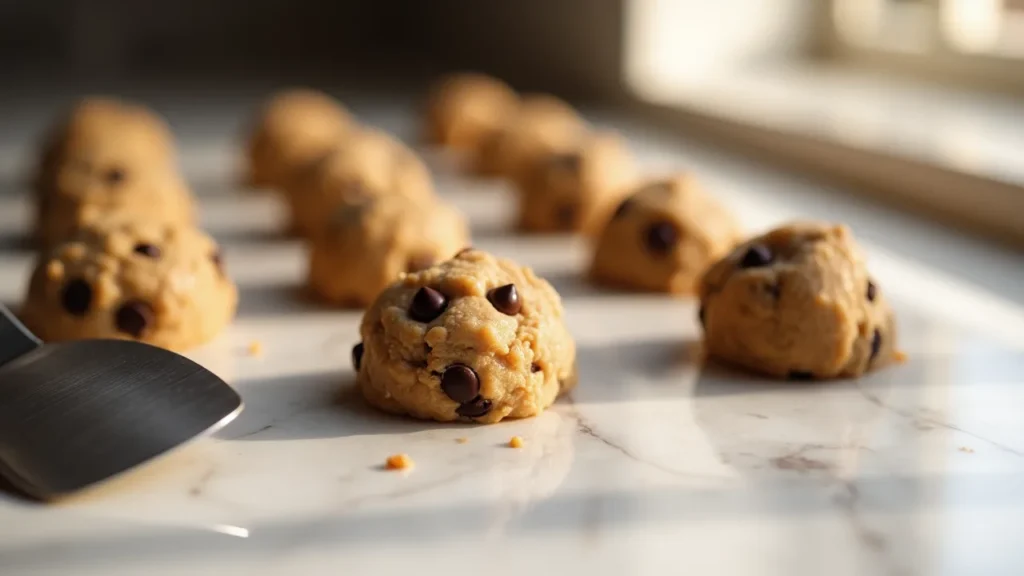 Cookies prêts à cuire