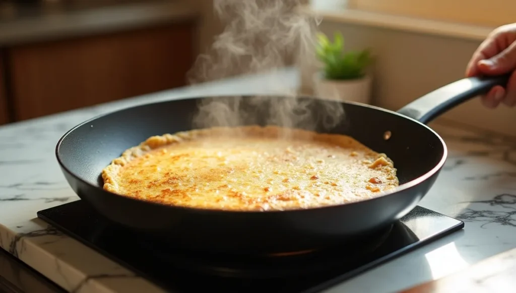 Cuisson des crêpes