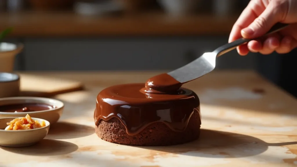 Glaçage et finition