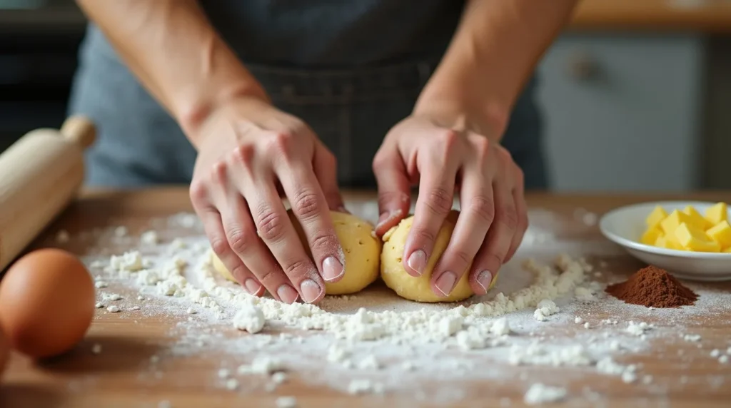 Préparation de la pâte