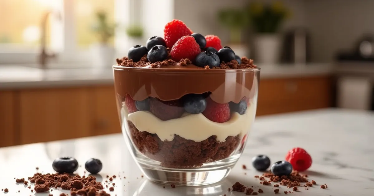 Trifle au chocolat