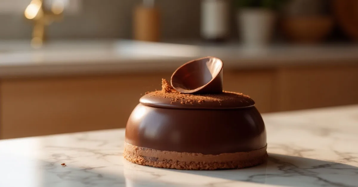 entremet au chocolat