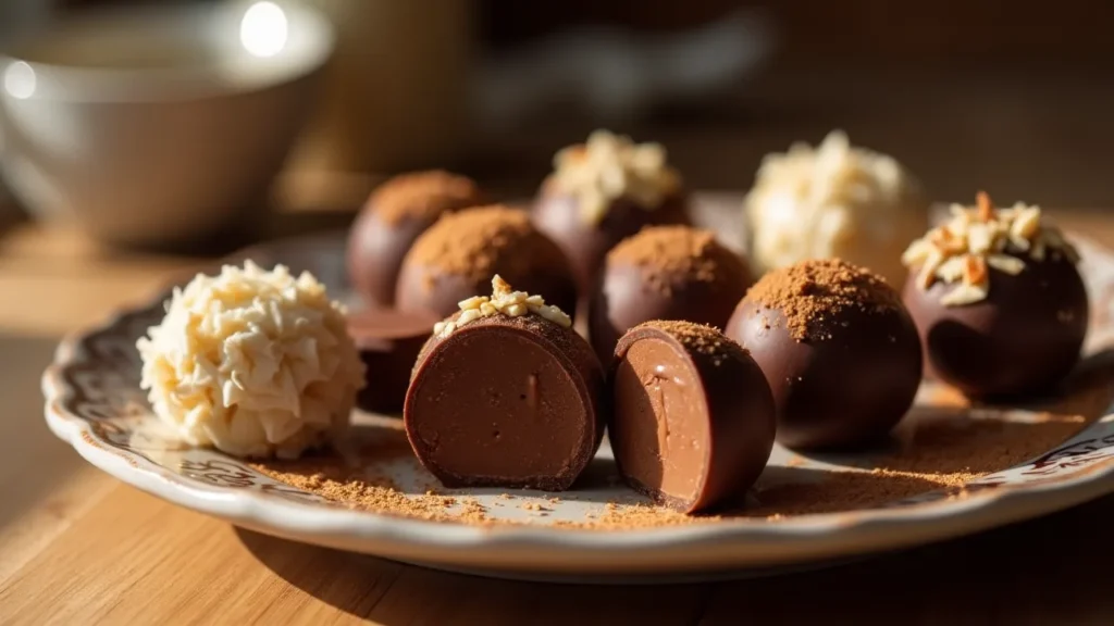 recette truffes au chocolat