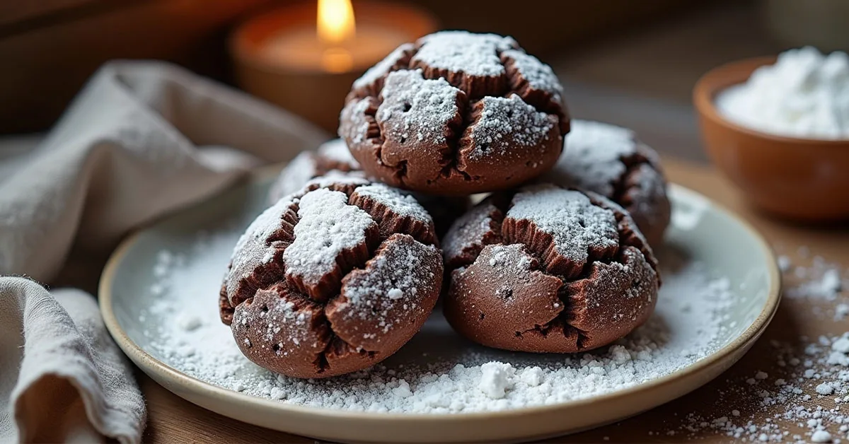 Crinkles au chocolat