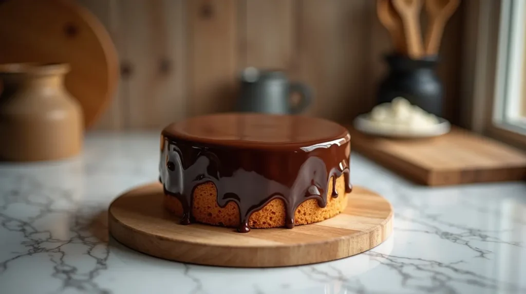 Détail du glaçage parfait