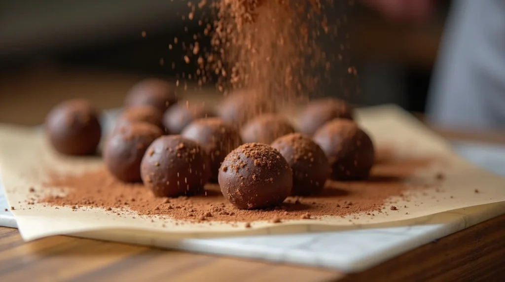 Enrobage des truffes