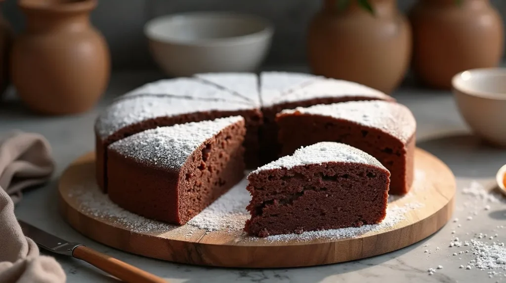 Gâteau cuit et doré