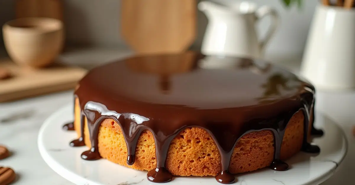 Glaçage miroir au chocolat