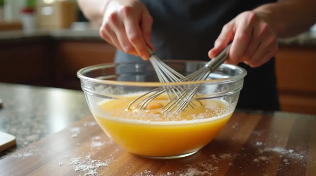 Préparation de la pâte