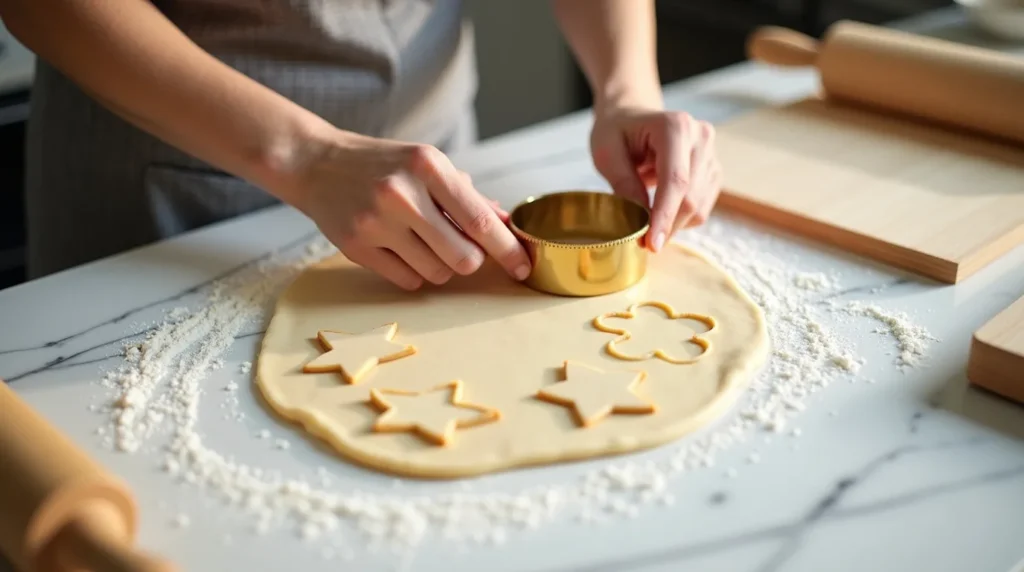 Découpe et façonnage des biscuits