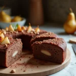 Gateau poire chocolat