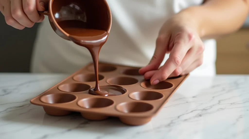 Étape de coulage dans le moule