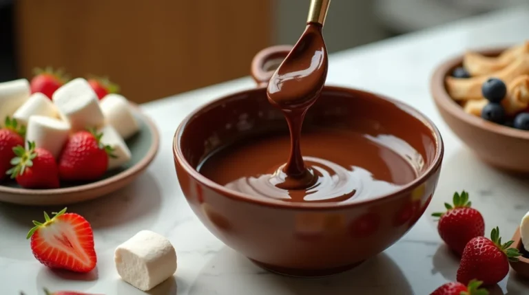 Fondue au chocolat