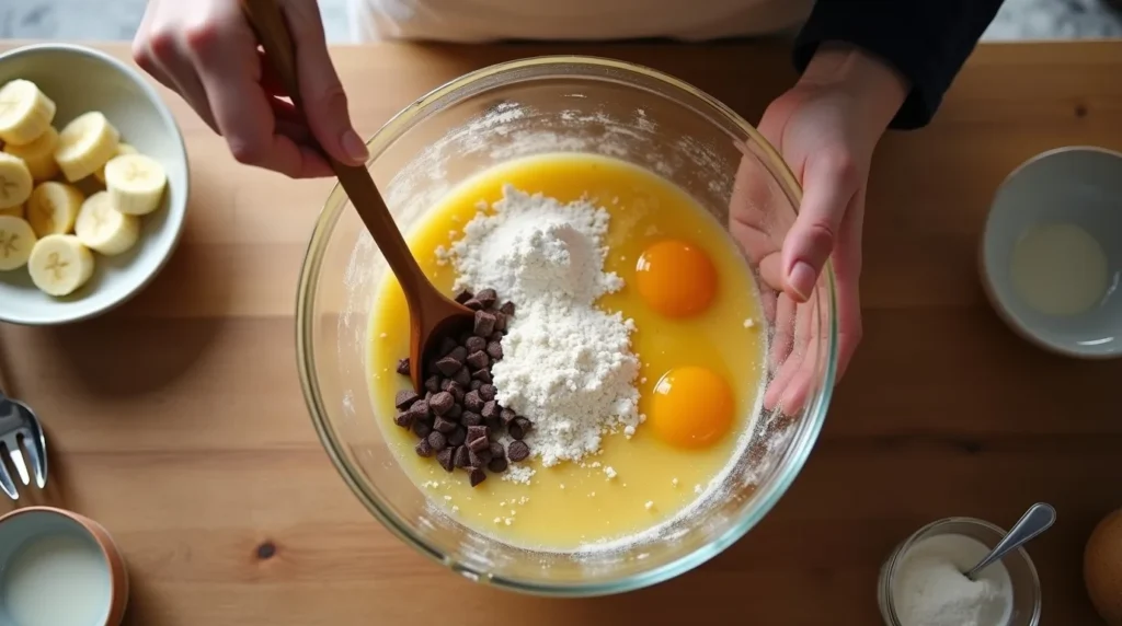 mélange de la pâte