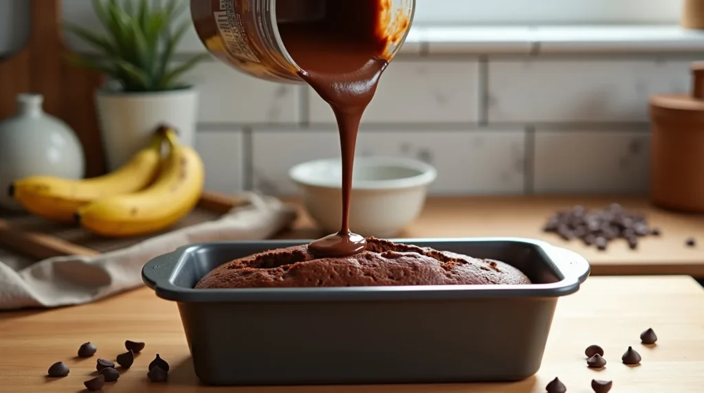 versement de la pâte dans le moule