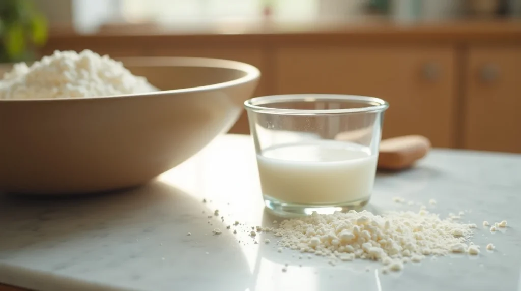 Activation de la levure et pétrissage