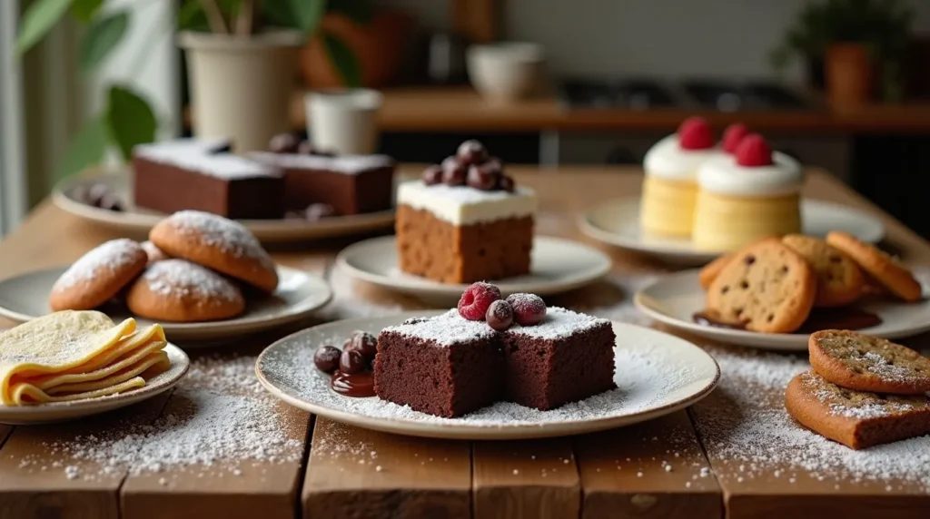 Desserts réalisés avec farine de riz