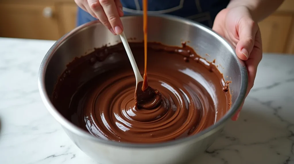 La ganache au chocolat onctueuse