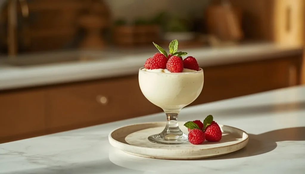 mousse au chocolat blanc